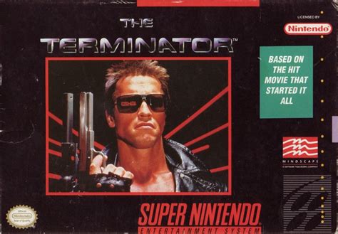 The Terminator 1993 Snes Box Cover Art Mobygames
