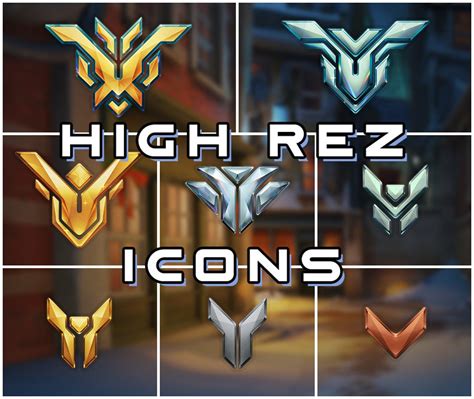 Overwatch 2 Hq Ranked Icons Etsy