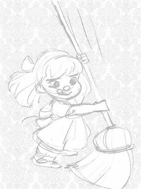 This is a collection of printable amazing coloring pages of this lovable cartoon character. Princesas Disney: Bocetos de las Princesas Disney de bebés