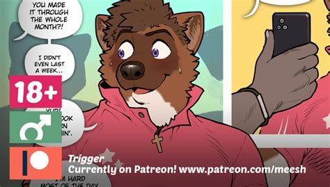 trigger page 1 is up on my patreon — weasyl