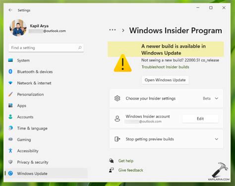 Configure Windows Insider Program Settings On Windows 11