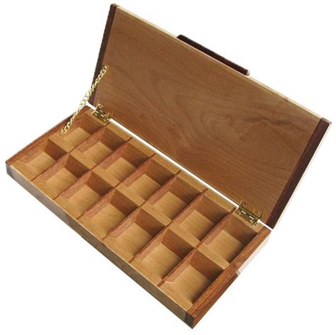 Automated pill dispensers can prove an effective device that can assist patients in taking their medication on time, in the correct doses. Handcrafted Wood Pill Box - Twice a Day Weekly Pill ...