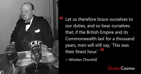 Let Us Therefore Brace Ourselves Winston Churchill Quote
