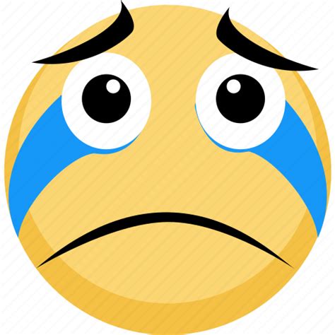 Cry Emoji Emotion Facebook Sad Sadness Icon