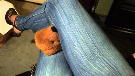 Poor Teddy Smothered In Skin Tight Jeans Youtube