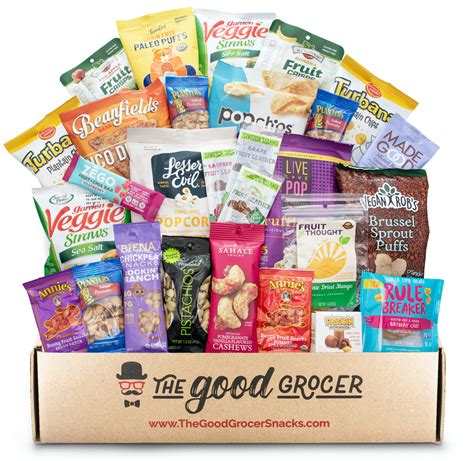 Gluten Free And Vegan Snacks Care Package Dairyandfig Free 28ct T Box