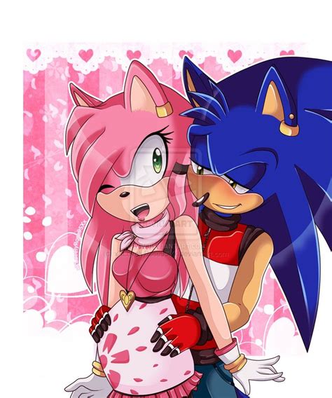 Sonamy By Megamel13 Sonic And Amy Anime Star Wars Art