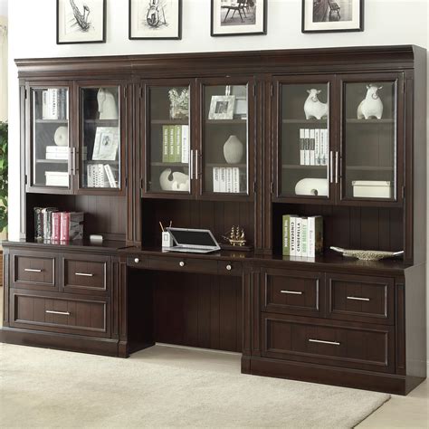 2x expedit bookcases (2×4) hidden desk. Parker House Stanford Wall Unit with Lateral Files and ...