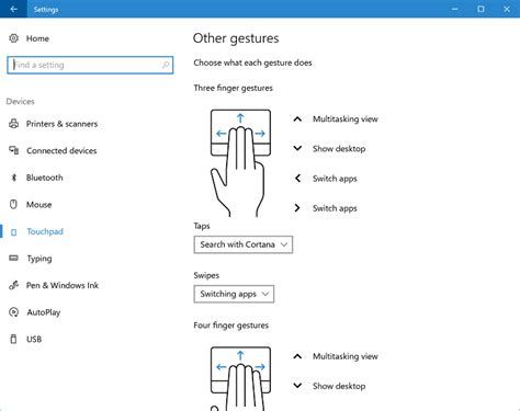 Windows 10 Ahora Le Permite Personalizar Los Gestos En Los Paneles