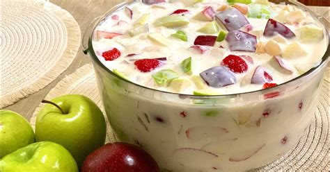 Receta Para Hacer Ensalada De Manzana Para Navidad En 5 Minutos La