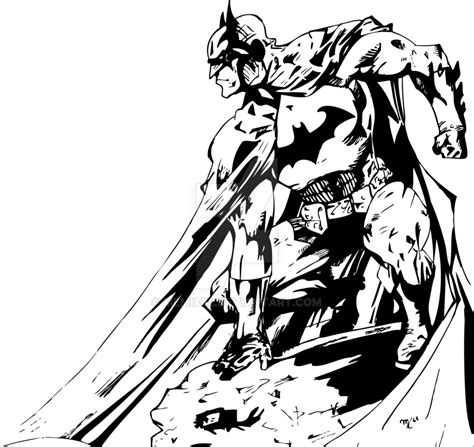 If you're depressed, draw a picture of . Batman Line Drawing at GetDrawings | Free download