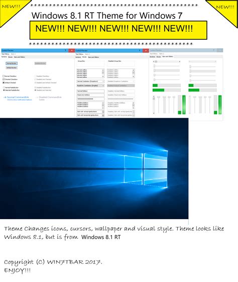 Windows 81 Rt Theme For Windows 7 By Win7tbar On Deviantart