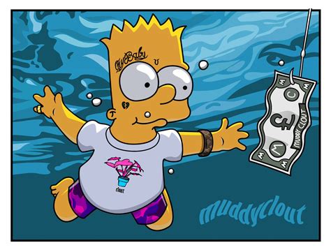 Simpsons background for mobile phone, tablet, desktop computer and other devices. Bart Simpson Supreme Blue - Gamers Smart