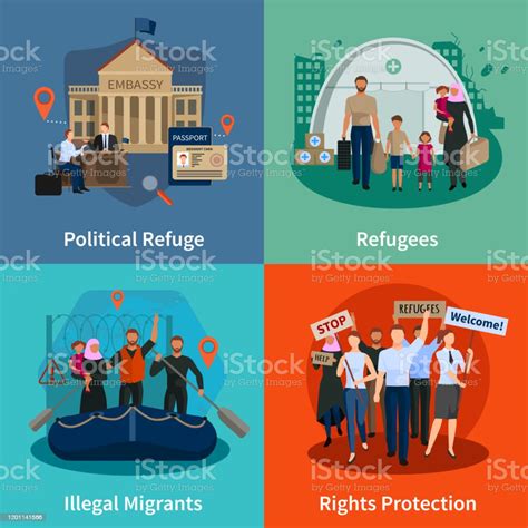 stateless refugees asylum 2x2 stock illustration download image now refugee embassy