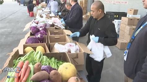 Second Harvest Food Bank Gives Food To Federal Workers Missing Paychecks