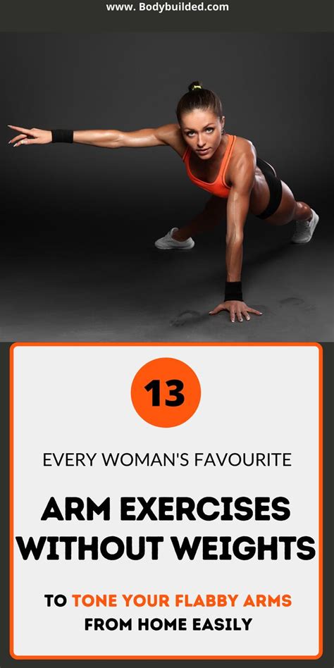Pin On Arms Exercises Without Weights No Equipment Women