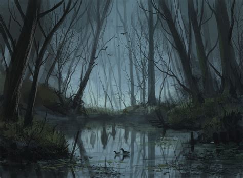 Haunted Forest By Stefan Koidl Imaginarylandscapes