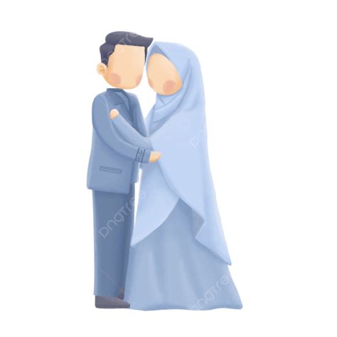 Muslim Wedding Clipart Vector Muslim Romantic Wedding Illustration