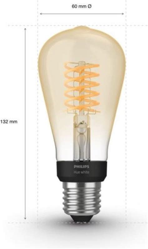 Philips Hue Slimme Verlichting Filamentlamp St64 Edison Ø