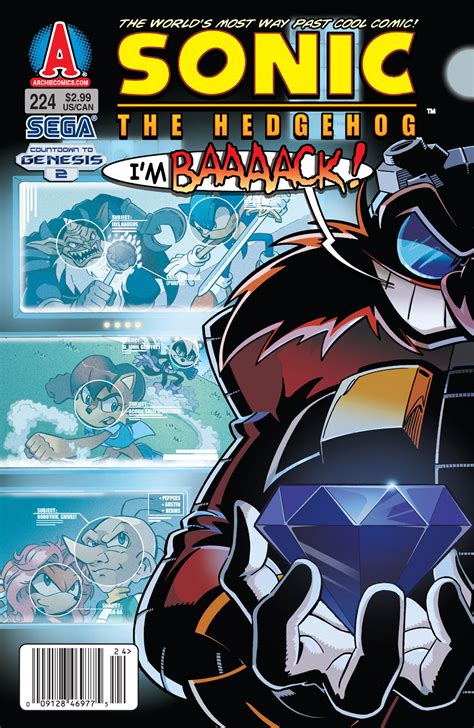 Archie Sonic The Hedgehog Issue 224 Sonic News Network Fandom