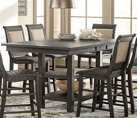 Table top, outdoor/underframe, outdoorthe best way to extend the life of your outdoor furniture is by cleaning it regularly and not leaving it outdoors unprotected more than necessary.clean: Willow Distressed Dark Gray Rectangular Counter Height ...