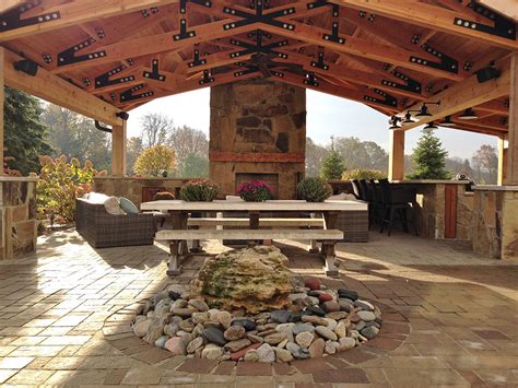 Outdoor Living Space Stone Center Of Indiana