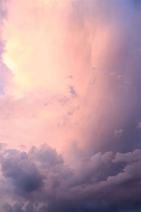 Hd Wallpaper Pink Fluffy Clouds Pink And White Clouds Cute Sky