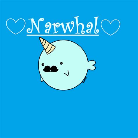 Amazing Kawaii Narwhal By Dragoseema Kawaii Narwhal Narwhal Kawaii