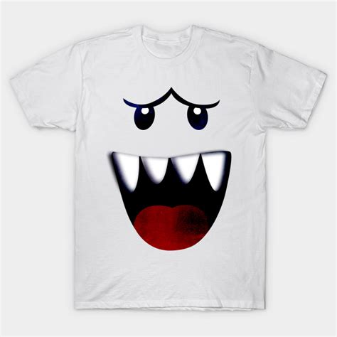 Boo Face Super Mario Bros T Shirt Teepublic