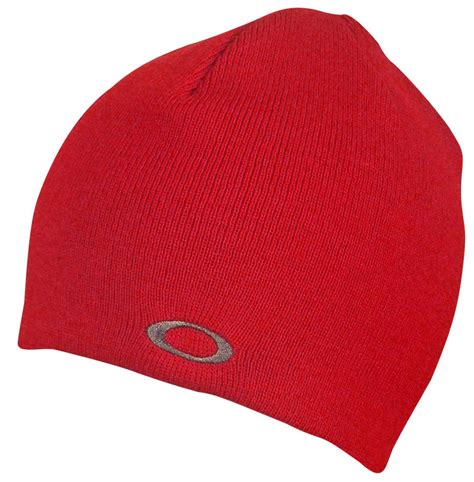 Oakley Fine Knit Beanie Red For Sale At 1112705