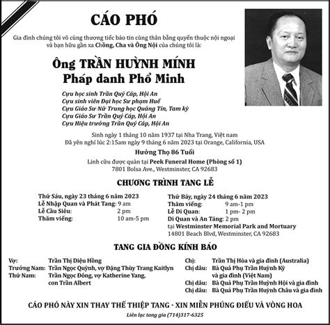 Ông Trần Huỳnh Mính Nguoi Viet Online