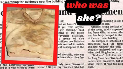 The St Louis Jane Doe Unidentified Since 1983 Youtube
