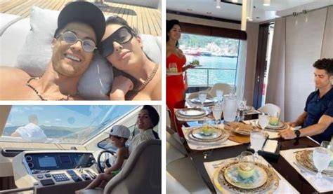 Cristiano Ronaldo in vacanza con la famiglia sul nuovo mega yacht: ecco