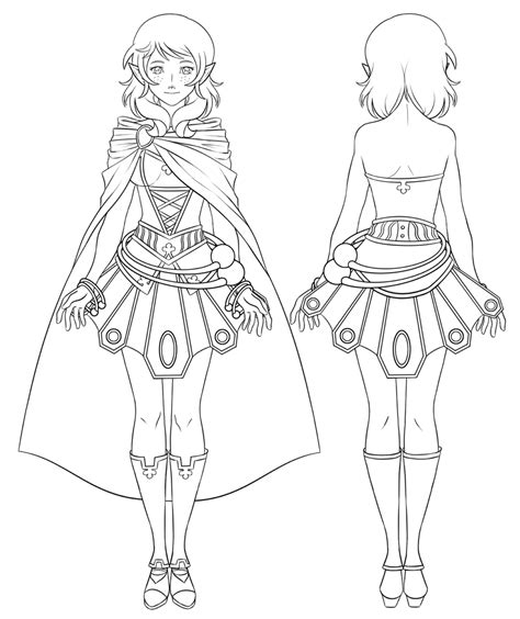 Anime Dresses Drawing At Getdrawings Free Download