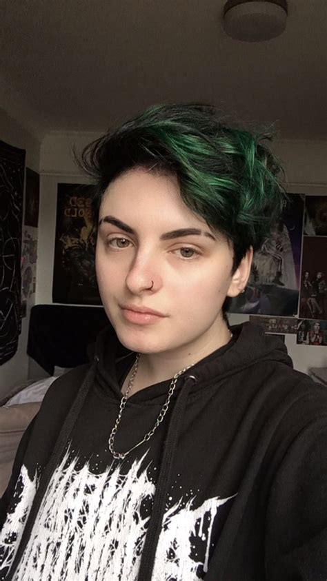 Green Hair For Guys