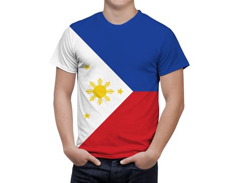 Philippines Flag Shirt Coat Of Arms Of Philippines Etsy