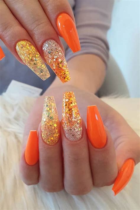 43 Of The Best Orange Nail Art Ideas And Designs Page 3 Of 4 Stayglam