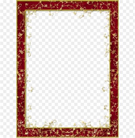 Maroon Borders And Frames
