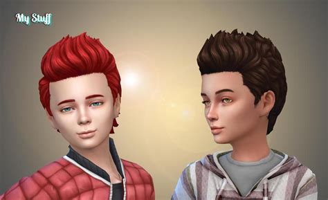 Short Tousled For Boys Boy Hairstyles Sims Hair Kids Hairstyles