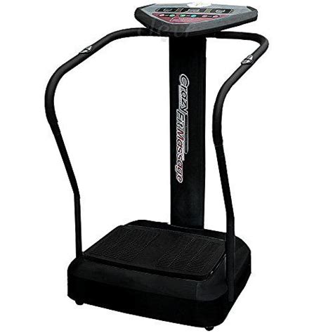 Clevr Pro 1000w Crazy Fit Full Whole Body Vibration Platform Machine Vibe Massage Fitness Black