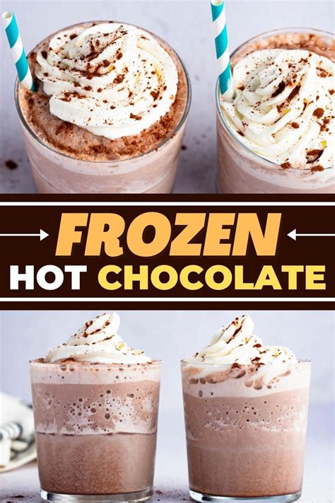 frozen hot chocolate easy recipe insanely good