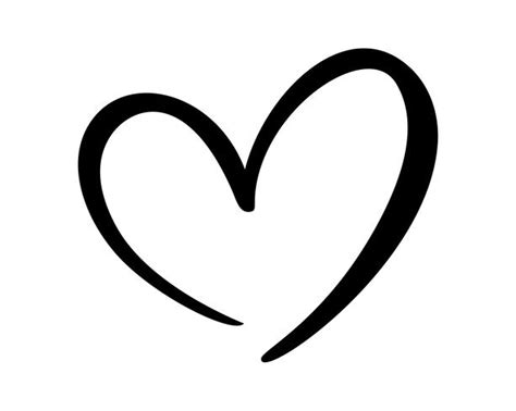 Calligraphic Love Heart Sign Download Free Vectors