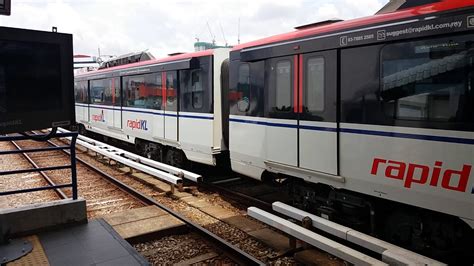 Kuala lumpur star light rail transit. LRT Sri Petaling Line - 2 CSR Zhuzhou "AMY" Arriving Pudu ...