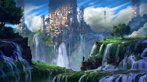 2560x1440 Waterfall Slums 1440p Resolution Hd 4k Wallpapers Images Backgrounds Photos And
