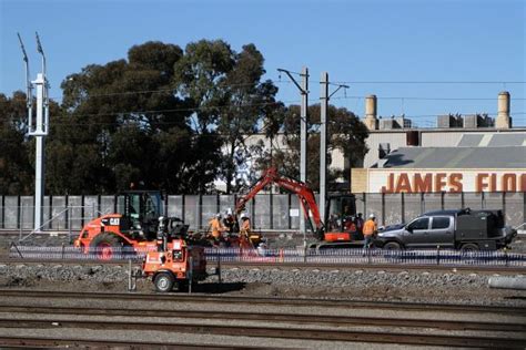 Piling Works Beside The Goods Line At Tottenham Yard Wongms Rail Gallery