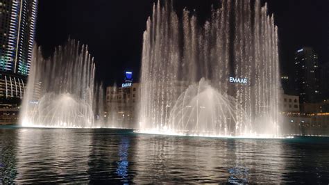 Dubai Lake Fountain Show Burj Khalifa Light Show Sheikh Mohammed Bin