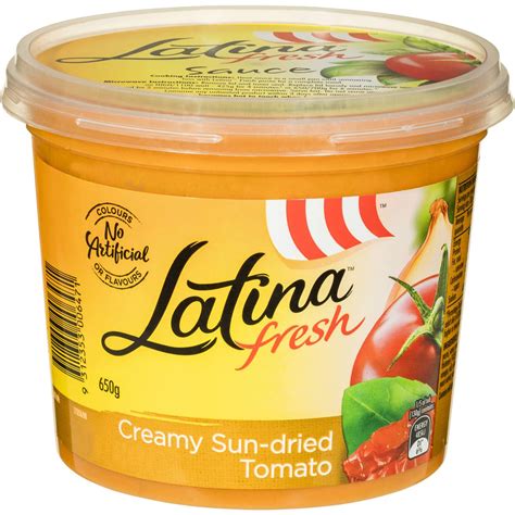 Latina Fresh Creamy Sun Dried Tomato Pasta Sauce 650g Woolworths