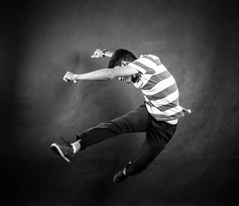 Free Images Man Person Black And White Jumping Model