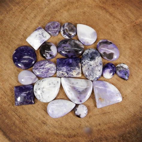 Natural Blue Jasper Mix Shape Semiprecious Cabochon Gemstone Loose