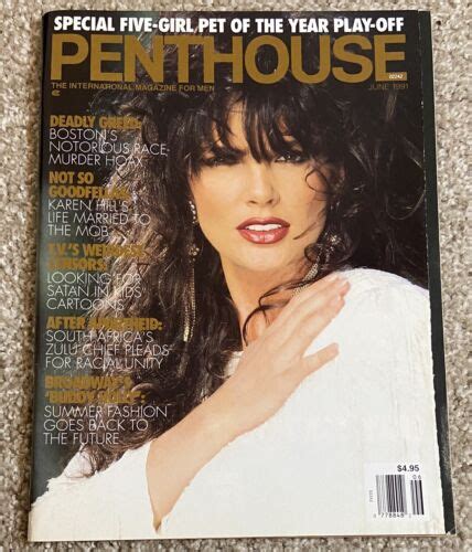 Vintage Penthouse Magazine June 1991 Ebay